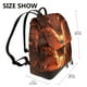 thumbnail image 2 of Balery Magma Fire Black Dragon Mochila de Cuero para Mujeres, Gran Capacidad, Bolsa de Viaje Multifuncional, Mochila de Cuero y Bolsa de Hombro para Mujeres, 2 of 4