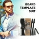 thumbnail image 5 of Conjuntos Herramientas Afeitar Hombres Guía Plantilla Barba Conjunto Recorte Bigote Ajustable Herramienta Práctico Sin Deslizamiento, 5 of 7