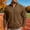 c01Brown, variant on Men's Fall Lightweight Corduroy Jackets Solid Color Outdoor Stylish Mock Neck Full Zipper Retro Coat with Pockets Beige XL