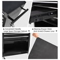 thumbnail image 4 of 4 Drawers Multifunctional Tool Cart with Wheel Steel Tool Chest Storage Cabinet, 4 of 7