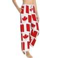 thumbnail image 2 of Haiem Canada Women's Pajama Pants Ultra Lightweight Pjs Bottoms Sleepwear Bottom Pants With Pocket Drawstring-Small, 2 of 9