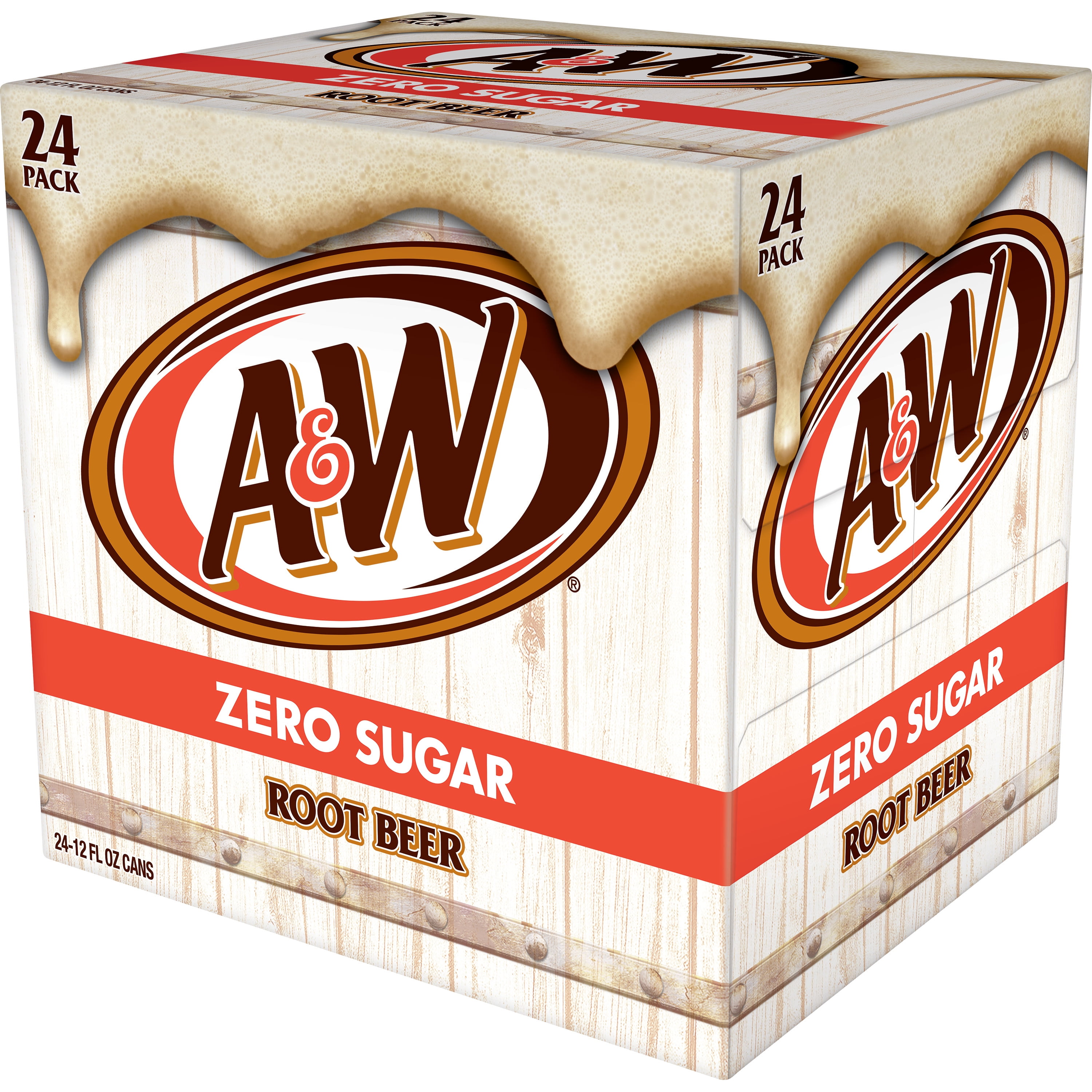 A & W Root Beer 24/12 oz Cans - Beverages2u