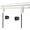 White, variant on W Studless TV Wall Mount for Most 23-60 Inch TVs up to 99 lbs, Low Profile No Drill TV Mount, Drywall Bracket with Max VESA 400x400mm, No Stud, No Drill, Easy Install, MF8