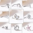 thumbnail image 3 of ZS 9Pcs/Set 20g AB White Crystal Nose Ring Piercing, 3 of 6