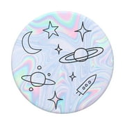 Popsockets Grip with Swappable Top for Cell Phones, PopGrip Space Doodle