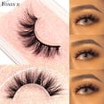 thumbnail image 2 of FOXESJI maquillaje pestañas de visón esponjosas suaves pestañas postizas completas pestañas postizas gruesas extensión de pestañas tenues pestañas de visón 3D naturales Tan Jianjun unisex, 2 of 2