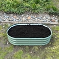 thumbnail image 2 of Set of 2 Outdoor Raised Garden Beds Measuring 46X23X11 Inches, Metal Planter Boxes Suitable for Growing Plants And Vegetables., 2 of 10