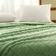 thumbnail image 4 of Bwiyojiz Home Decor Bedding 59x39" Blankets & Throws 59x39 in Soft Warm and Comfortable for Sofas Beds Offices Travel a Versatile Gift All Seasons, Gifts for Her, Green, 4 of 6