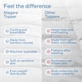 thumbnail image 7 of Mattress Topper Queen Size Cloud-Like Comfort - Ultra-Soft, Breathable, and Cooling Bamboo Viscose Protection , Deep Fit, 7 of 7