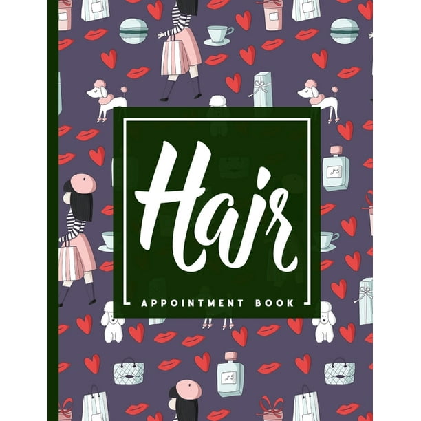 Hair Appointment Book 6 Columns Appointment Organizer Planner, Cute