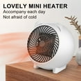 thumbnail image 5 of Mouliraty Portable Space Heater Hot And Cold Wind Mini Desk Heater For Office Heater, 5 of 9