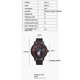 thumbnail image 4 of Reloj de cuarzo de madera Natural claro hecho a mano para hombre, esfera giratoria, estilo brújula, reloj deportivo de cuarzo para hombre, caja de regalo, 4 of 5