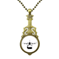 thumbnail image 1 of Collar Guitarra Antigua Joyería Música Colgantes Unbranded M, 1 of 3