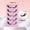 DM-00072, variant on POITVD 5 Pairs Fox Cat Eye False Eyelashes, Natural One Strip Lashes with Black Band, Slanted Winged Style