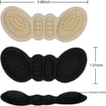thumbnail image 3 of Butterfly Heel Grips Anti-Slip Anti-Fall Heel Pads for High Heels, Black - Heel Cushion Inserts & Shoe Pads for Loose Shoes, Heel Grip Liners & Blister Protectors for Women & Men (Style 1), Foot, 3 of 5