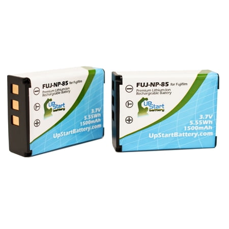 2x Pack - UpStart Battery Fujifilm FinePix SL260 Battery - Replacement for Fujifilm NP-85 Digital Camera Battery (1500mAh  3.7V  Lithium-Ion)