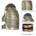 thumbnail image 3 of Brass Sewing Fingertip Thimble Adjustable AntiSlip Finger Protector for Thumb Index Finger(016 ( M ) ), 3 of 3