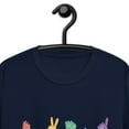 thumbnail image 3 of Sign Language Love Men Women Heart Shirts T-Shirt (Navy, 2XL), 3 of 3