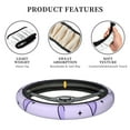 thumbnail image 6 of LNWH Car Steering Wheel Cover，Thickened Wear-Resistant Car Steering Wheel Cover Universal Fits Most Cars-Spark Love Heart Pattern, 6 of 8