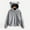Grey, variant on Women's Bear Ears Fleece Hoodie, Cute Warm Pullover Coat for Fall Winter White XXL