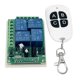 thumbnail image 2 of Módulo De Interruptor De Luz De De 1 PC DC12V 4CH Con Control Remoto De 4 Botones 433MHz Sunnimix Módulo de interruptor de control de relé, 2 of 7