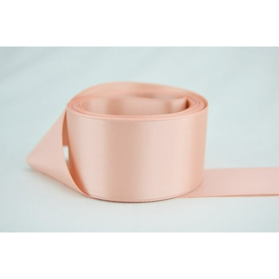 Ribbon Bazaar Double Faced Satin 3/8 inch Moonstone 50 yards 100% Polyester Ribbon