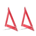 thumbnail image 1 of Minkissy 2Pcs Quick Install Emergency Warning Triangles for Car Roadside Safety in Red, 1 of 8