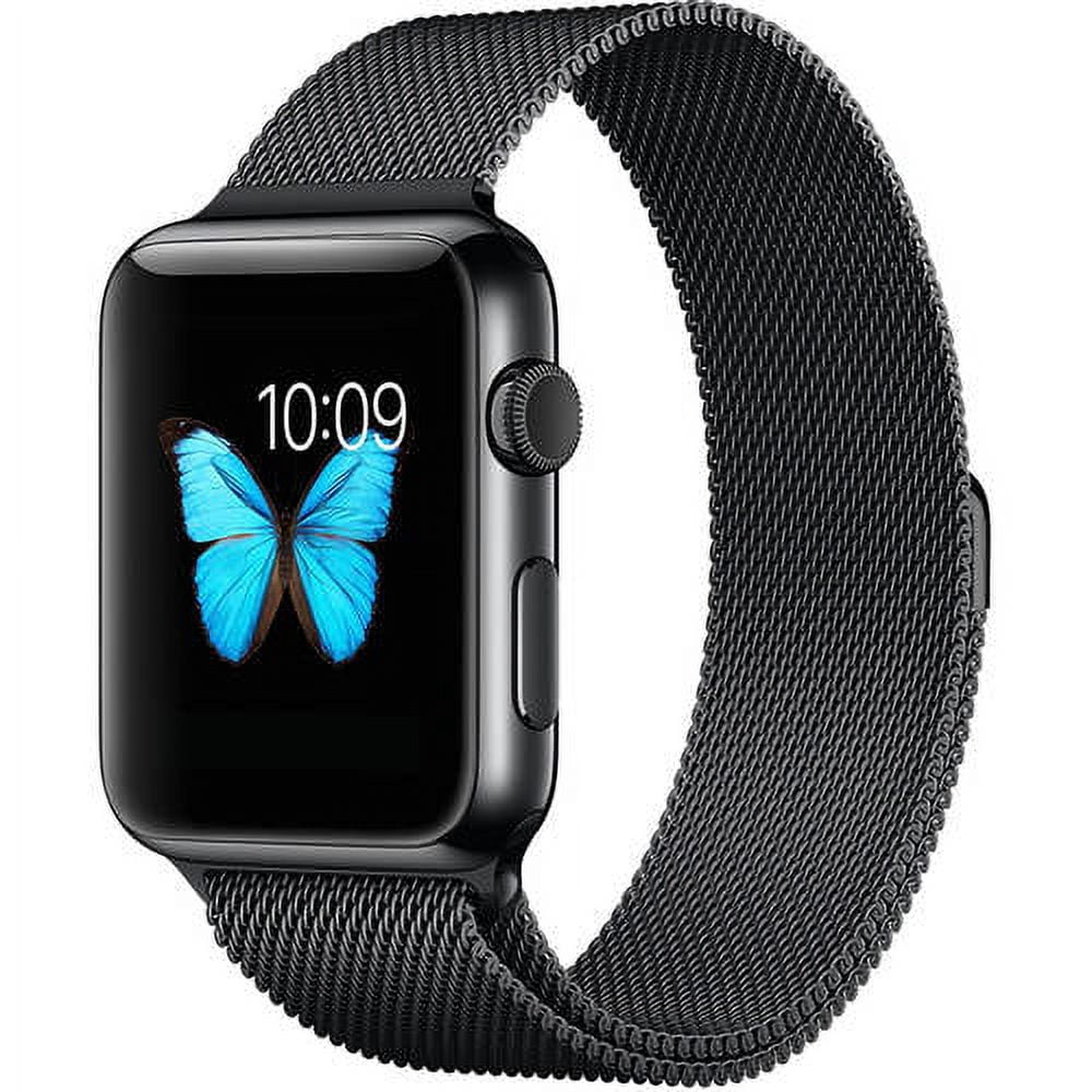 Penom Stainless Steel Bracelet Strap with Fully Magnetic Closure Clasp for Apple iWatch Sport and Edition, 38mm