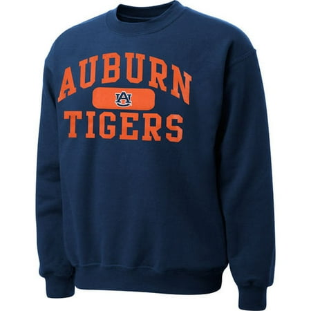 NCAA - Auburn Tigers Navy Piller Crewneck Sweatshirt
