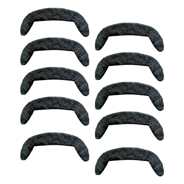 10 Uds. De bigotes falsos, disfraz de barba de Halloween, accesorios de Cosplay, pelo Facial para escenario Negro Jinwen barba falsa