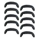 thumbnail image 1 of 10 piezas de bigotes falsos, accesorios de disfraz, bigote falso, barba facial para Negro, 1 of 9