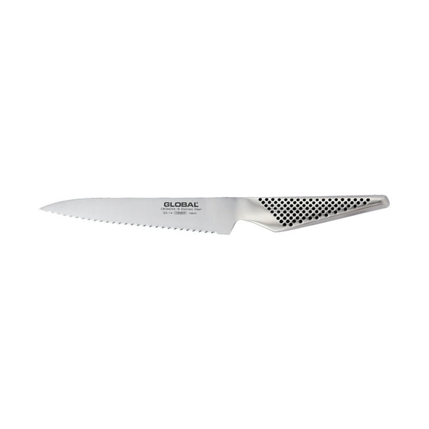 Global 6 inch Serrated Utility Knife