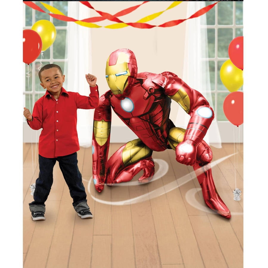Marvel Avengers Iron Man Fun Jumbo Air Walker 55x63cm Foil Balloon