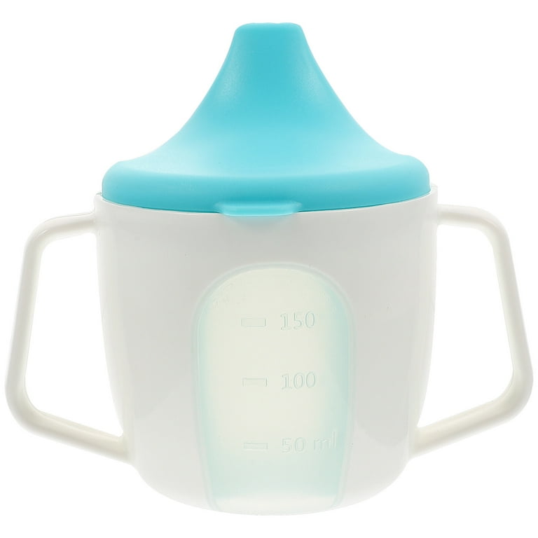 Baby Water Cup Baby Trainer Sippy Cup Toddler Water Cup with Scale Baby Sippy Cup with Handle, Size: 12X10.4CM