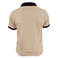 thumbnail image 6 of Men's Polo T Shirts Short Sleeve Button Up Basic Summer Shirts Beige Mens Casual Dress Shirts, 6 of 7