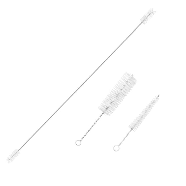 Kit de Limpieza de Trompeta, Trombón y Trompa, Cepillo de Nailon de Acero Inoxidable, Cepillo de Limpieza para Instrumentos Musicales