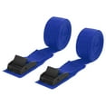 thumbnail image 1 of Unique Bargains Sangles à Attacher, 2 Pcs Sangles d'Arrimage à Boucle Réglables, Sangle de Serrage 200x2,5 cm (Bleu Foncé), 1 of 5