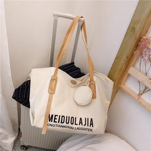 QWZNDZGR Handbag Large Capacity Shoulder Bag 2022 New Fashion Summer Big  Bag Temperament Simple Korean Fashion Women's Bag
