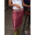 thumbnail image 3 of Women's Summer Sheer Bodycon Mini Skirt with Elastic Waist, 3 of 14