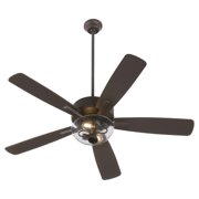 Quorum Lighting - Ovation - 5 Blade Ceiling Fan with Light Kit In Transitional