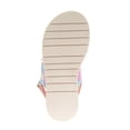 thumbnail image 5 of Kensie Girl Platform Hook & Loop Little Kids Footbed Sandals - Light Multicolor, 12, 5 of 6