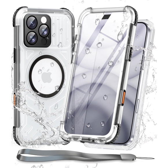 Funda impermeable WIFORT para iPhone 16 Pro Max con filtro de luz azul