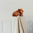 thumbnail image 4 of Leojiow Cute Cow Wall Hooks For Entryway Coat Hat Key Organizer Durable Backing With Tape For Easy Adhesion 8Cm C, 4 of 6