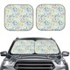 thumbnail image 2 of Balery Honey Bees And Flowers Parasol para parabrisas de coche de 2 piezas | Parasol plegable para parabrisas delantero de coche para la mayoría de sedanes-Large, 2 of 6