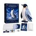 thumbnail image 3 of Embroidery Kit, All-In-One Kids Craft Supplies Pack, Fantasy Ocean Penguin Patchwork Set, Beginner Friendly Sewing Kit for Student, Includes Craft Felt, Embroidery Floss, Stuffing, 3 of 7