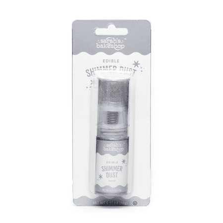 Miss Jones Baking Co. Sarah's Bakeshop Edible Shimmer Dust Pump Silver 0.35oz