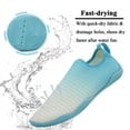 thumbnail image 6 of Stepedia Mens Womens Non Slip Water Shoes Aqua Shoes Quick Dry Beach Swim Shoes White Blue, 6 of 6