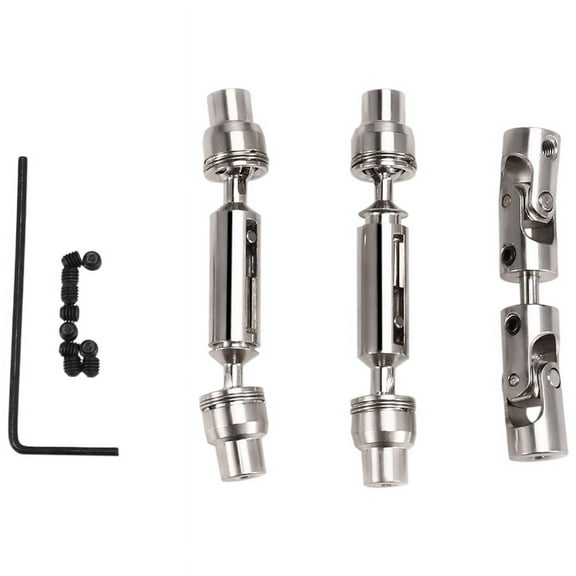 3Pcs Metal Drive Shaft CVD for B16 B36 Q60 Q63 Q64 MN77 FY004 6WD 6X6 1/16 RC Car Upgrade Parts