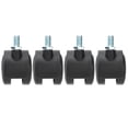 thumbnail image 4 of Universal Caste, 1.5in Universal Wheel 4Pcs  Carrying Capacit Cabinet Caster Furniture Accessory  For Cribs For Cabinets For Bookshelves, 4 of 8