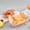 Silver, variant on Gallickan Metal Mesh Food Serving Tray Elongated Snack Container for Chips Chicken Bread Home Diner Organizer
